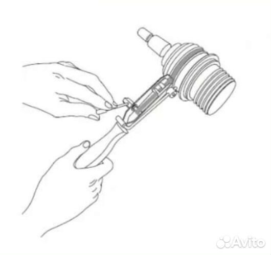 Приспособление для установки хомутов с резаком