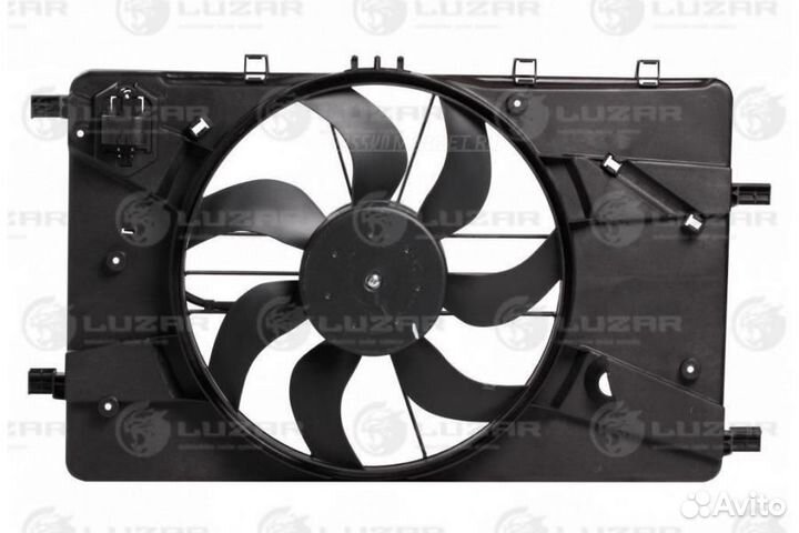 Luzar LFK 21106 Э/вентилятор охл. с кожухом для а