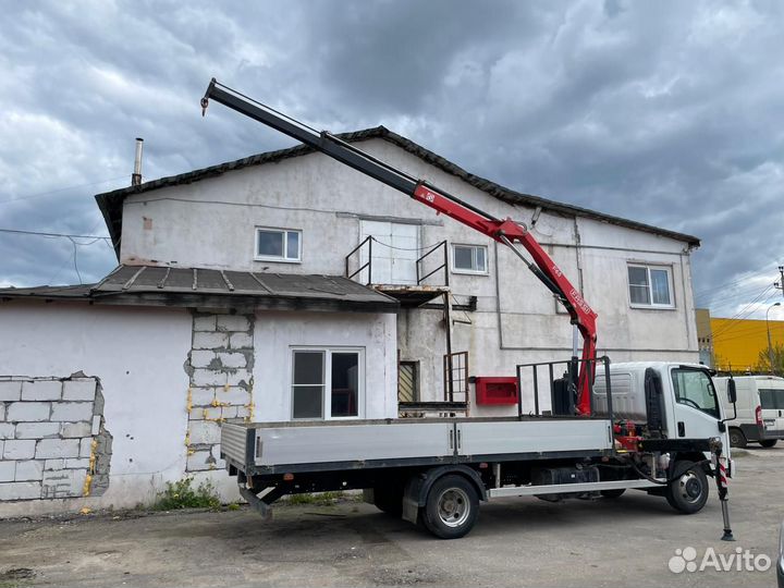 Бортовой грузовик Рустрак на Isuzu Elf (N-series), 2015