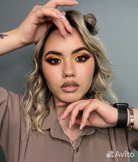 Макияж локоны прически с выездом