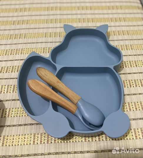 Набор силиконовой посуды для малышей