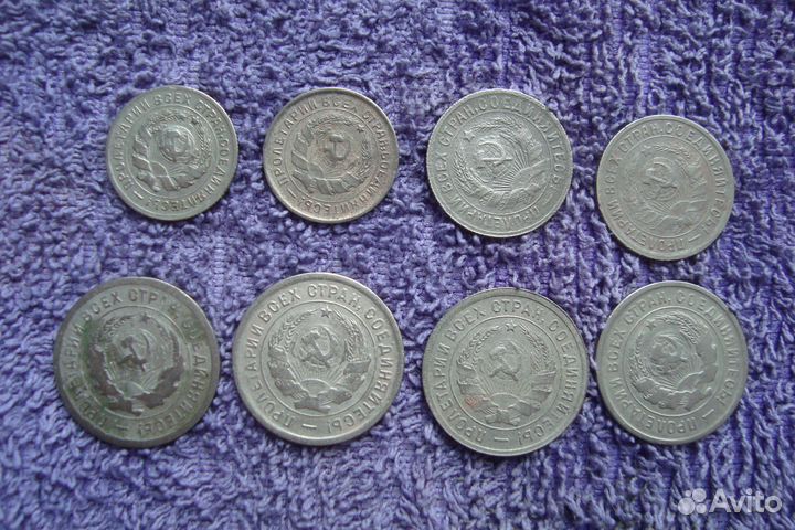 Ранние Советы. Монеты медно-никелевые
