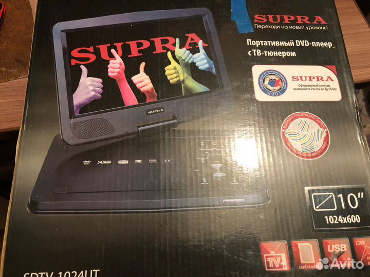 DVD-плеер Supra с тв тюнером