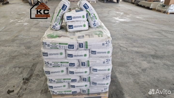 Клей для керамической плитки Бергауф