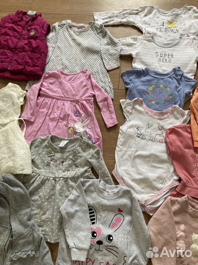 Одежда для девочки пакетом 80