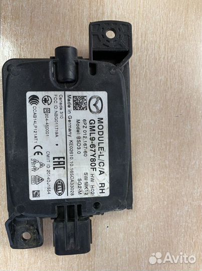 Датчик слепой зоны мазда 6