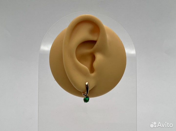 Золотые серьги 585 пробы