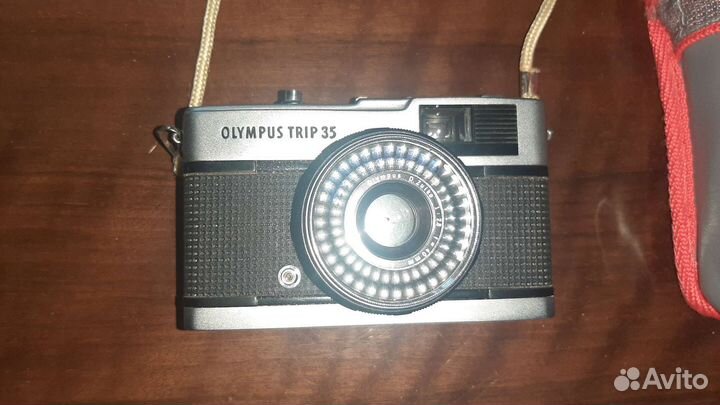 Плёночный фотоаппарат olympus trip 35