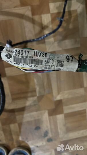 Проводка салонная infiniti ex/qx (без люка)