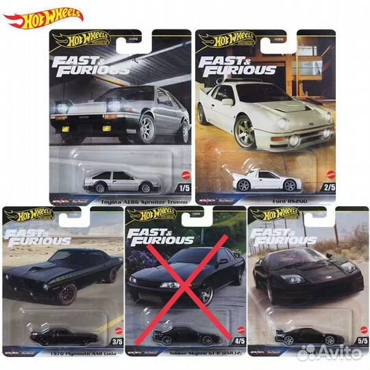 Hot wheels premium fast furious