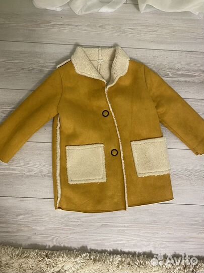 Дубленка пальто для девочки