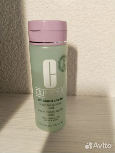 Clinique мягкое жидкое мыло для лица
