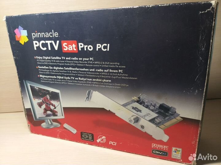 Тюнер спутникового тв Pinnacle pctv