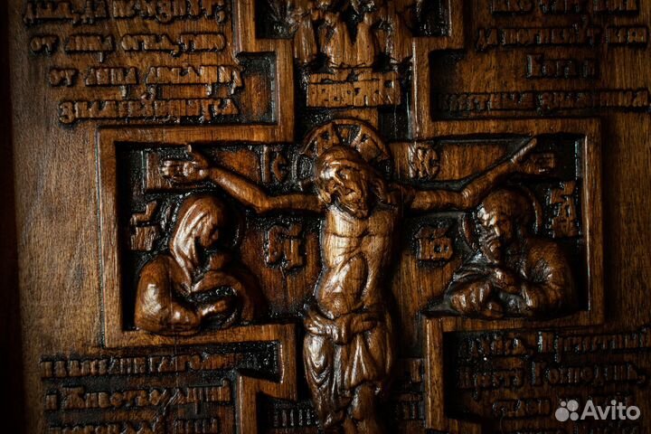 Икона резная 