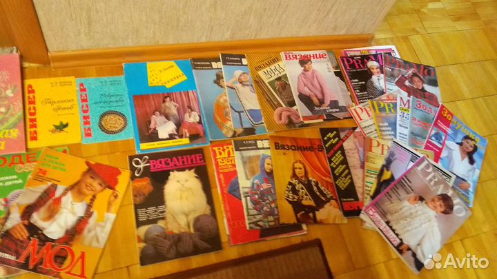 Журналы мод, вязание, бисер, вышивка