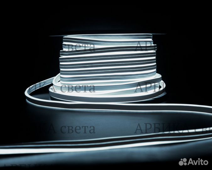 Гибкий неон 50 метров/ Монтаж