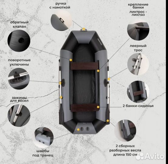 Лодка надувная Wavepro