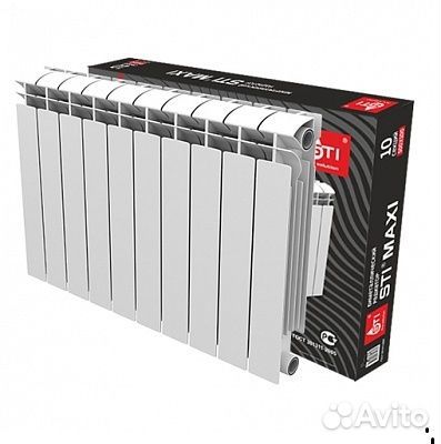 Биметаллический радиатор STI maxi 500/100 10 сек