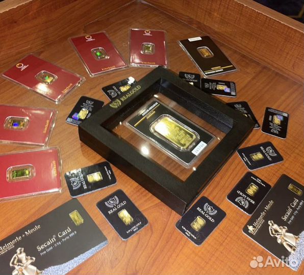 Золотой слиток 999.9