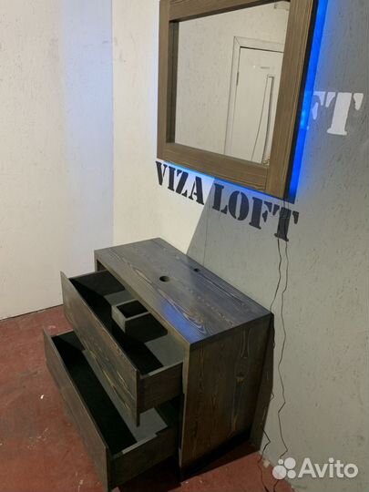 Тумба под раковину лофт