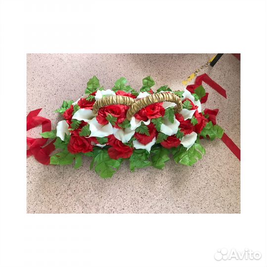 Кольца новые на свадебный автомобиль