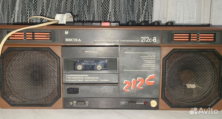 Магнитофон стерео Весна 212 с