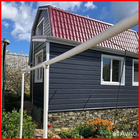 Фасад дома из сайдинга