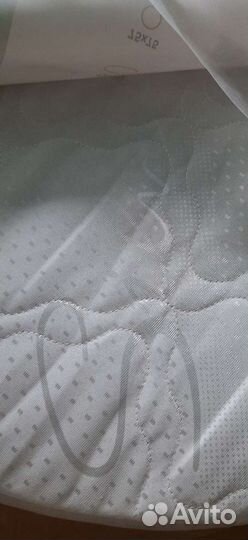 Матрас круглый 75/75 наматрасник и простыни