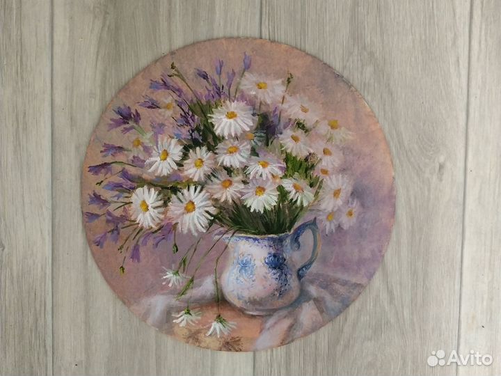 Картина маслом на холсте цветы