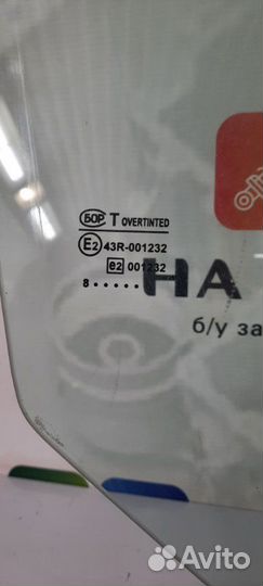 Стекло двери переднее правое LADA Priora седан