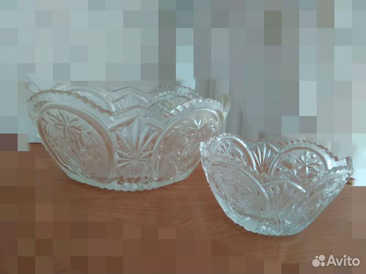 Вазы хрустальные