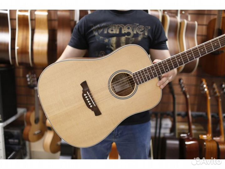 Crafter D-6/nс с чехлом акустическая гитара