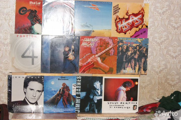 Виниловые пластинки - тяжелый рок и рок - фирма