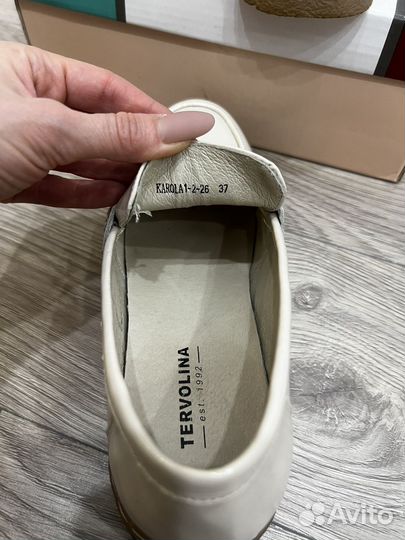 Лоферы женские натуральная кожа Tervolina
