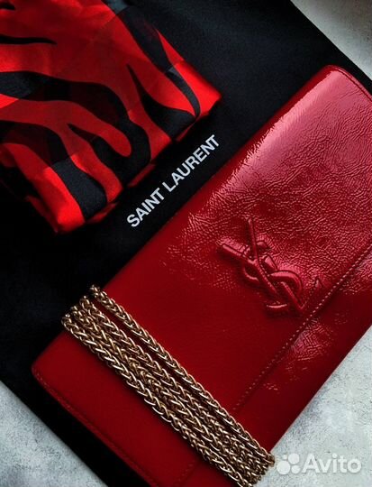 Платок винтажный шелк в стиле YSL