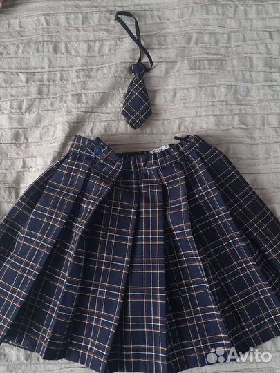 Форма школьная юбка+галстук