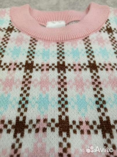 Теплый костюм на девочку 110