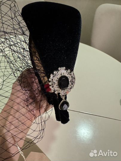 Ободок с вуалью вуалетка