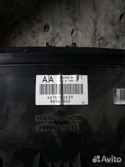 Щиток приборов на Шевроле Каптива МКПП