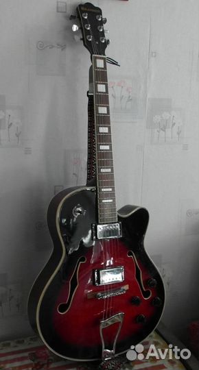 Brahner гитара полуаккустика, электроаккустика