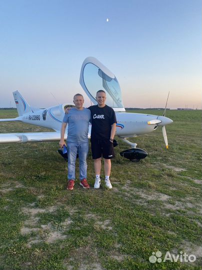 Урок пилотирования, полет на самолете