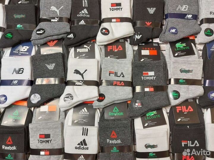 Носки Nike Adidas Puma Reebok