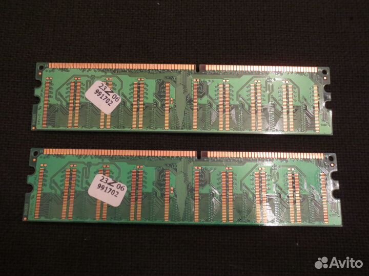 Оперативная память 512MB 2шт. для компьютера