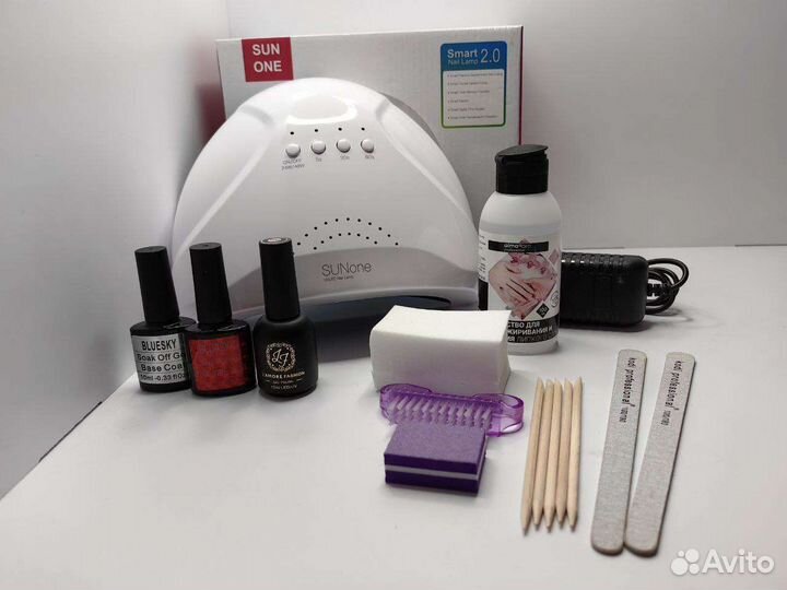 Маникюрный набор с лампой