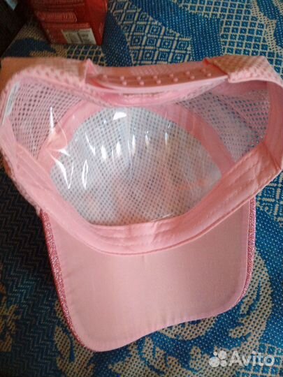 Бейсболка для девочки розовая новая