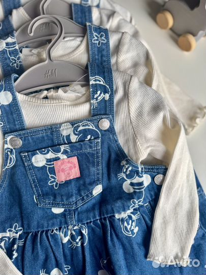 Джинсовый Сарафан H&M 68,74,80,86,92