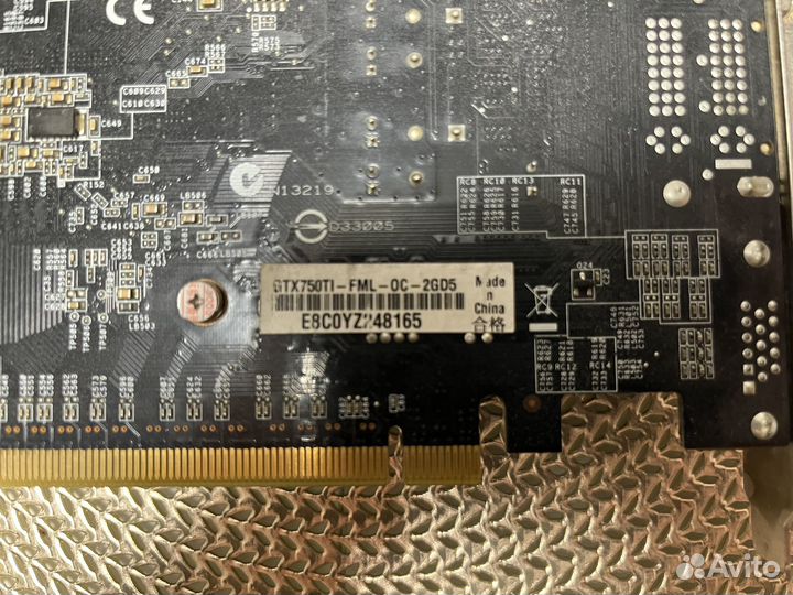 Видеокарта Nvidia asus GeForce GTX 750 Ti