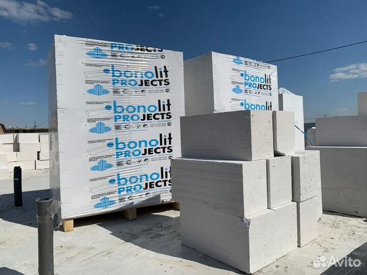 Блок стеновой газобетонный