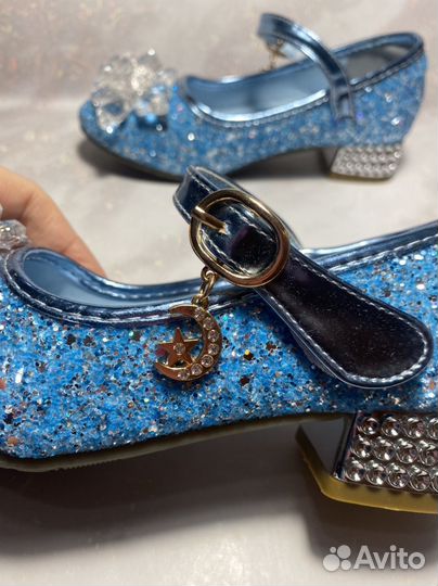 Туфли Эльза со стразами
