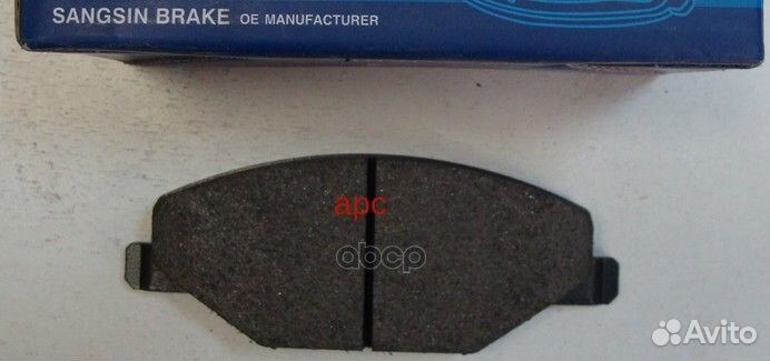 Колодки торм.пер. skoda Fabia 1.2 VW Polo 1.6